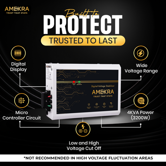 Ac Stabilizer for upto 1.5 Ton Led Display - Amekra Stabilizer