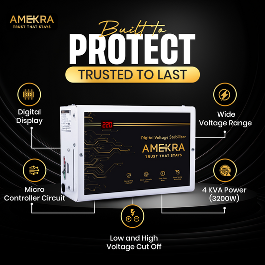 Aluminium Stabilizer for 1.5 Ton AC - Specifications - amekra