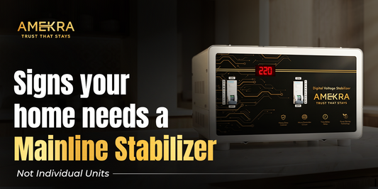 Signs Your Home Needs a Mainline Stabilizer - Amekra