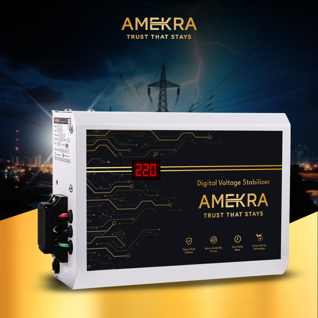 Voltage Stabilizer for 1.5 ton, 1.0, 0.8 Ton AC - Amekra - Stabilizer for home