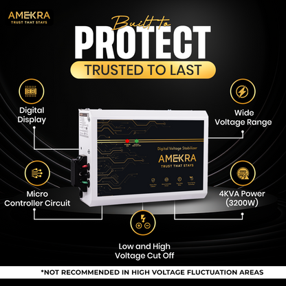 Ac Stabilizer for upto 1.5 Ton Led Display - Amekra Stabilizer