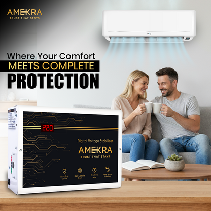 Applications of Amekra 4 KVA AC stabilizer for home air conditioners