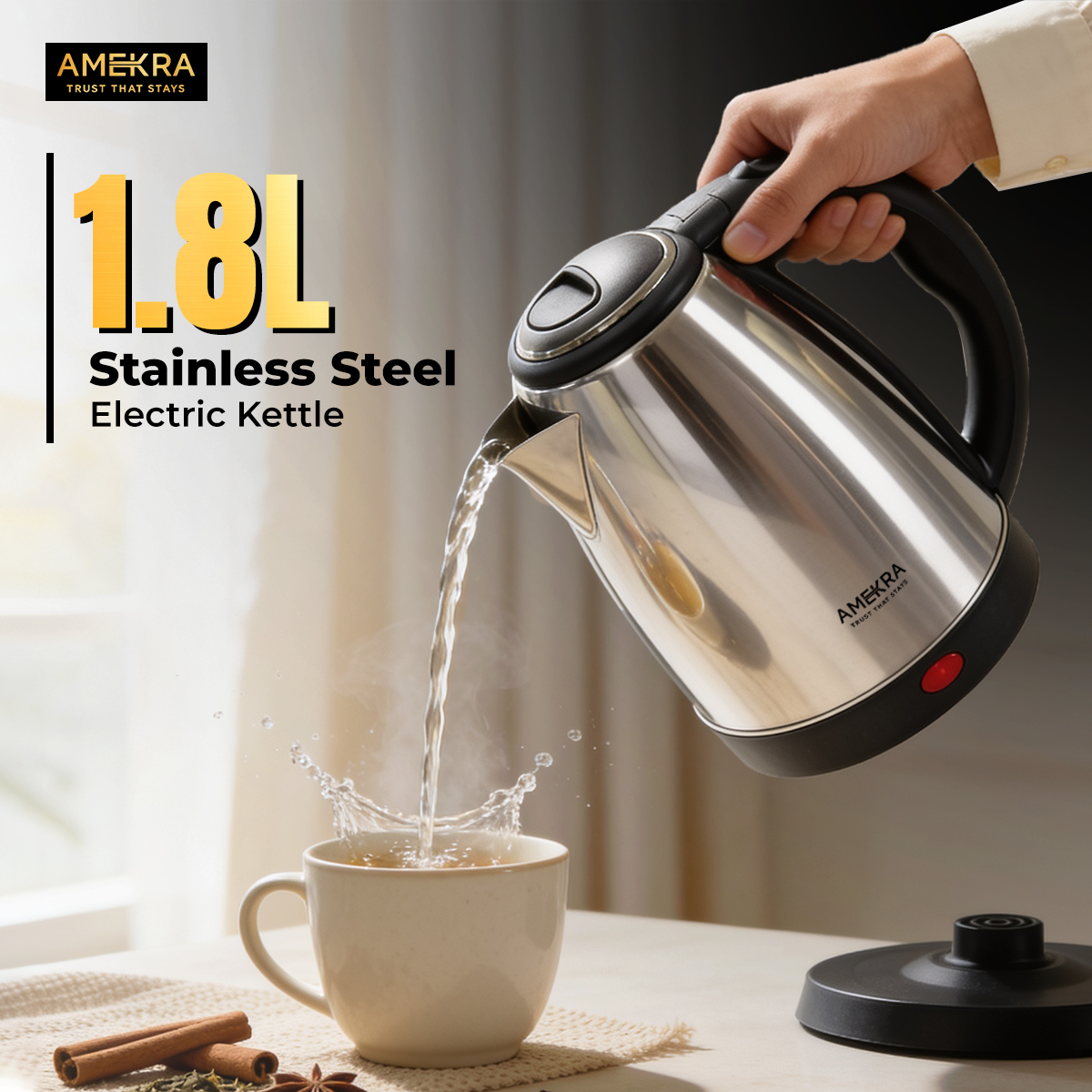 Buy  Amekra Electric Hot Water Kettle