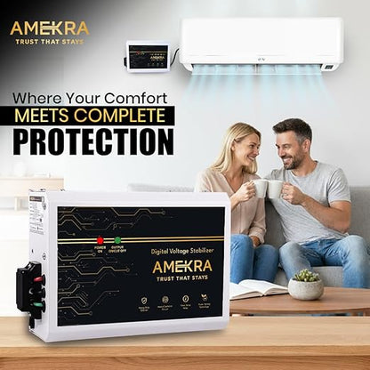 digital voltage AC Stabilizer for 1.5 ton - Amekra